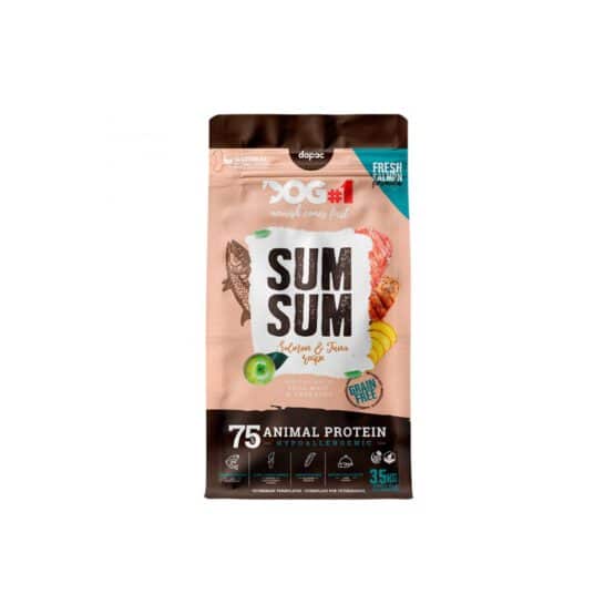 SUM SUM GRAIN FREE SALMON Y ATUN 3,5KG